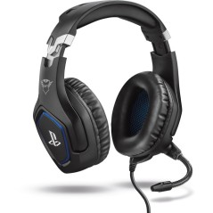 Discover the Trust GXT 488 Forze PS4 Headset - Ultimate Wired Gaming Experience in Sleek Black!